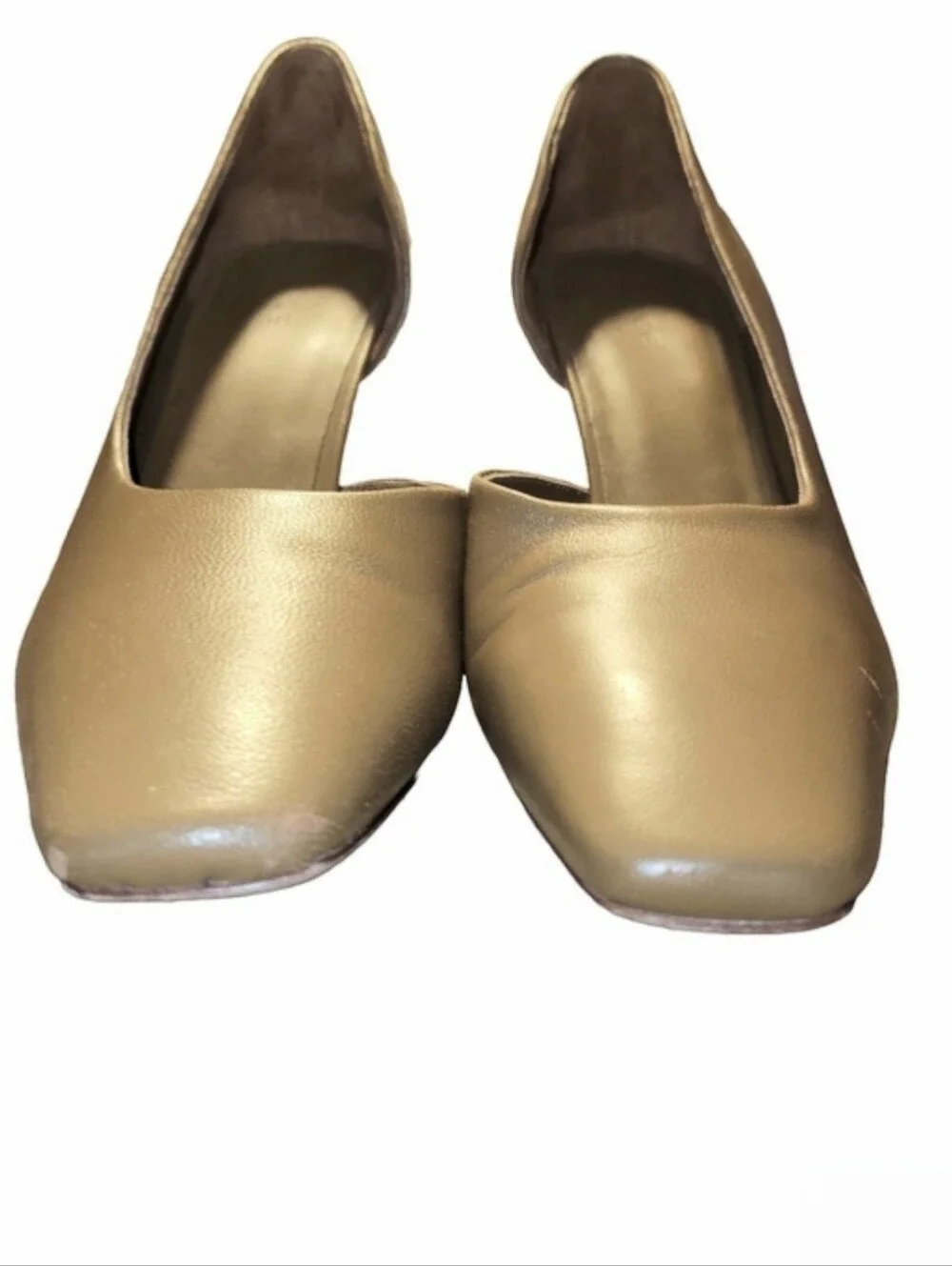 Vince Tiana Pointed Toe Leather Pumps Tan Fawn - The Perfect Neutral Size 7